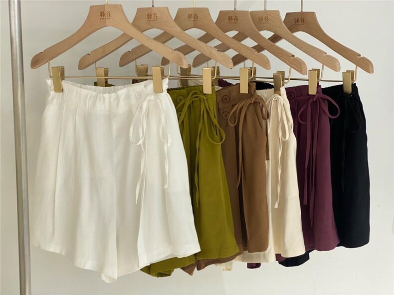 系带短裤，其它，驿谷