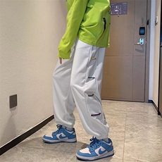 男裤子男宽松百搭潮流排扣休闲裤K1009P28，男装休闲裤，星座1116-2