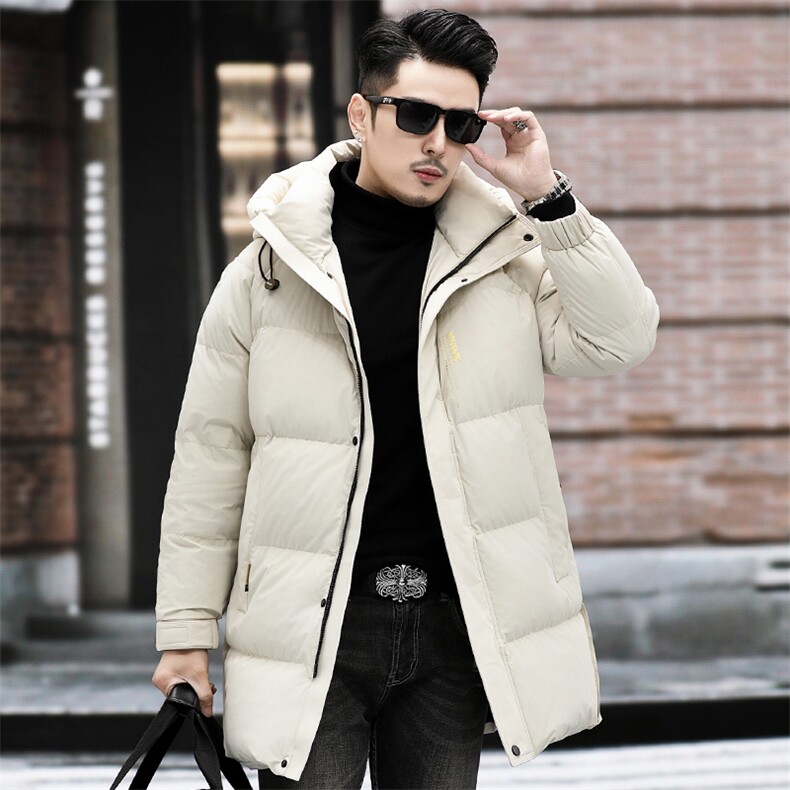 鹅绒精品羽绒服中长款大货主推高品质男装图片