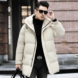 鹅绒精品羽绒服中长款大货主推高品质男装图片