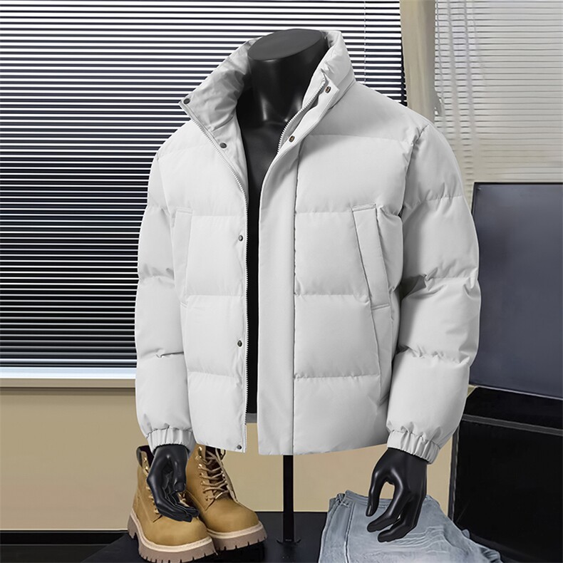 现货高品质美式冬季重磅三防加绒加厚羽绒棉衣立领厚外套棉服，男装棉衣，电商A486-1