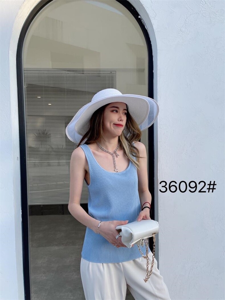 现货，冰麻背心，夏季新款上新，女装背心吊带，千百莲