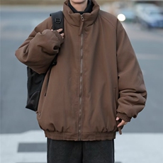 冬季立领宽松潮牌棉衣男女休闲飞行服外套棉服灯芯绒加厚JM9050，男装夹克，星座1116A-1（原606A）