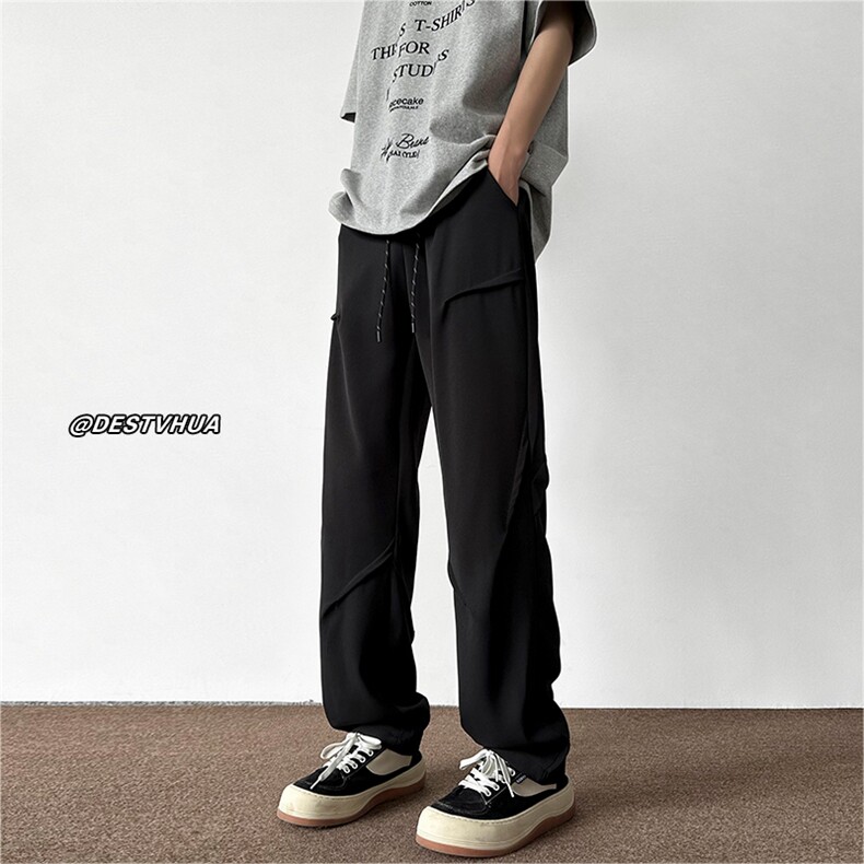 2026夏季新款冰丝休闲高品质休闲裤M-5XL-KZ8578-P50，男装休闲裤，星座417-1（原电商B245）