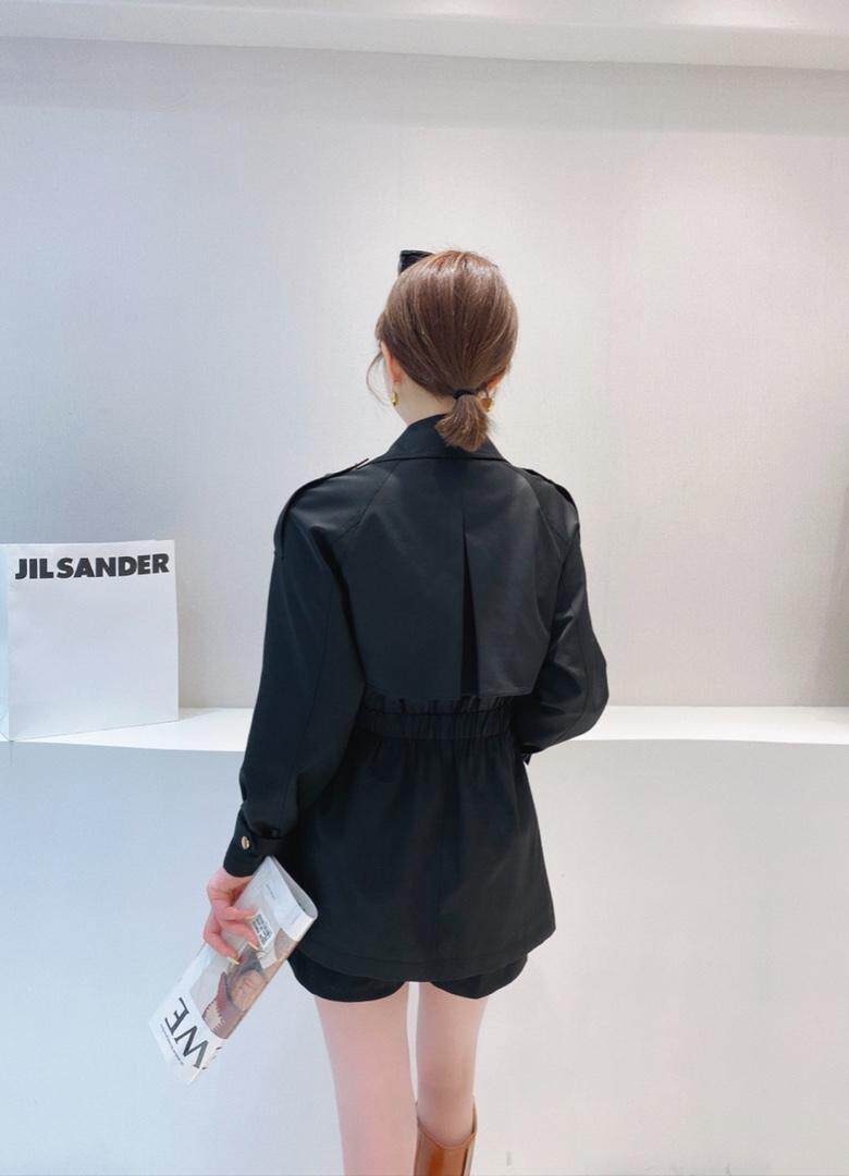 现货区…金属扣质感中长款风衣质感绝绝子补单款，女装风衣，HEMAIXI 和麥熙