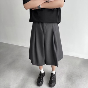 五分裤男女韩版潮流常规帅气百搭垂感2025夏季ins短裤K6128-P35图片