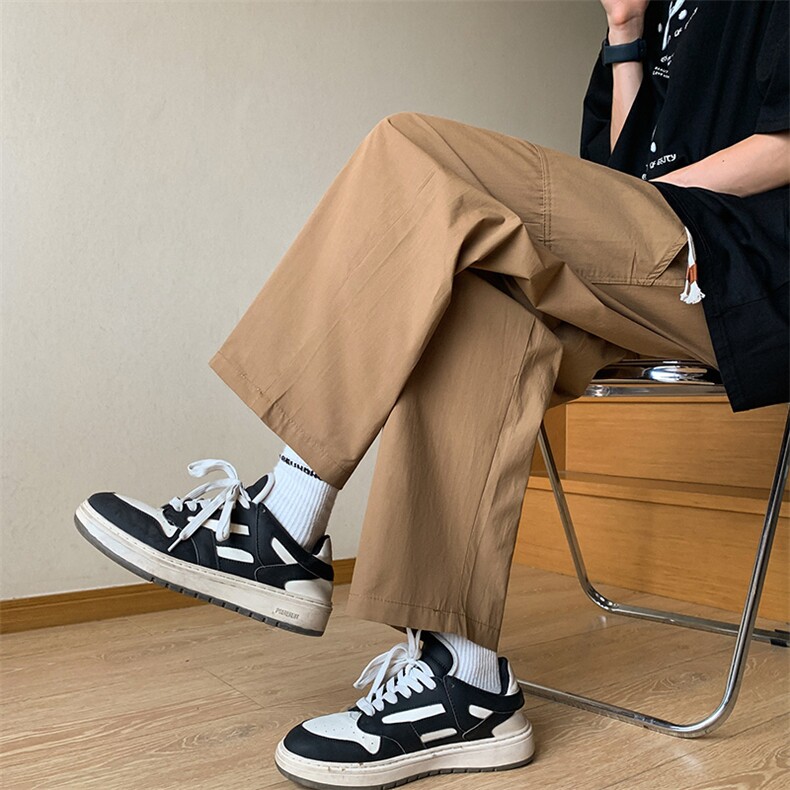 机能冲锋裤日系vibe直筒休闲裤美式高街宽松工装长裤男K7053-P36,男装休闲裤,星座512-4