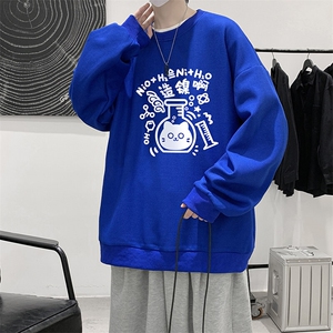 5XL华夫格卫衣男大码胖子圆领长袖t恤 HW76421-P30图片