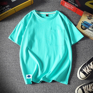 DX24061-P25大口袋百搭短袖t恤男大码半袖体恤上衣服图片