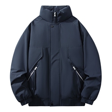 自家图有视频加棉加厚潮牌防风防寒保暖立领外套棉服M2571p85，男装棉衣，电商D315