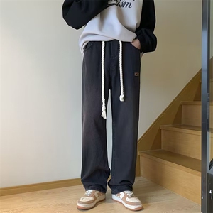 牛仔裤男春季潮大码休闲裤子高街N6006P46图片