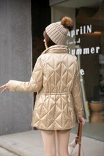 现货高品质标90绒羽绒服，女装羽绒服，艾依佳人