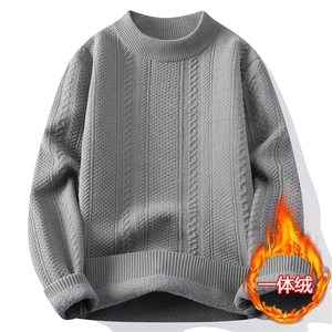 8850-P50 2025年秋冬新款休闲毛衣男士时尚长袖宽松针织衫上衣图片