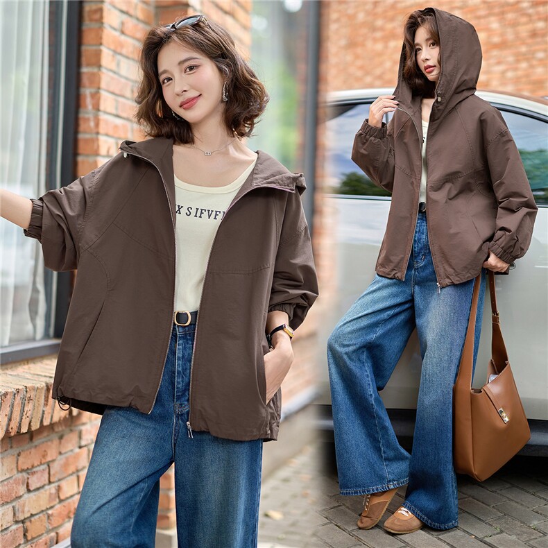 2025秋季韩版高级感抽绳设计轻奢减龄百搭短款女式外套，女装短外套，难舍钰依