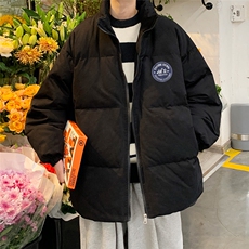 港风秋冬新款保暖立领宽松棉服外套男MY2050P95控118，男装棉衣，电商A268A