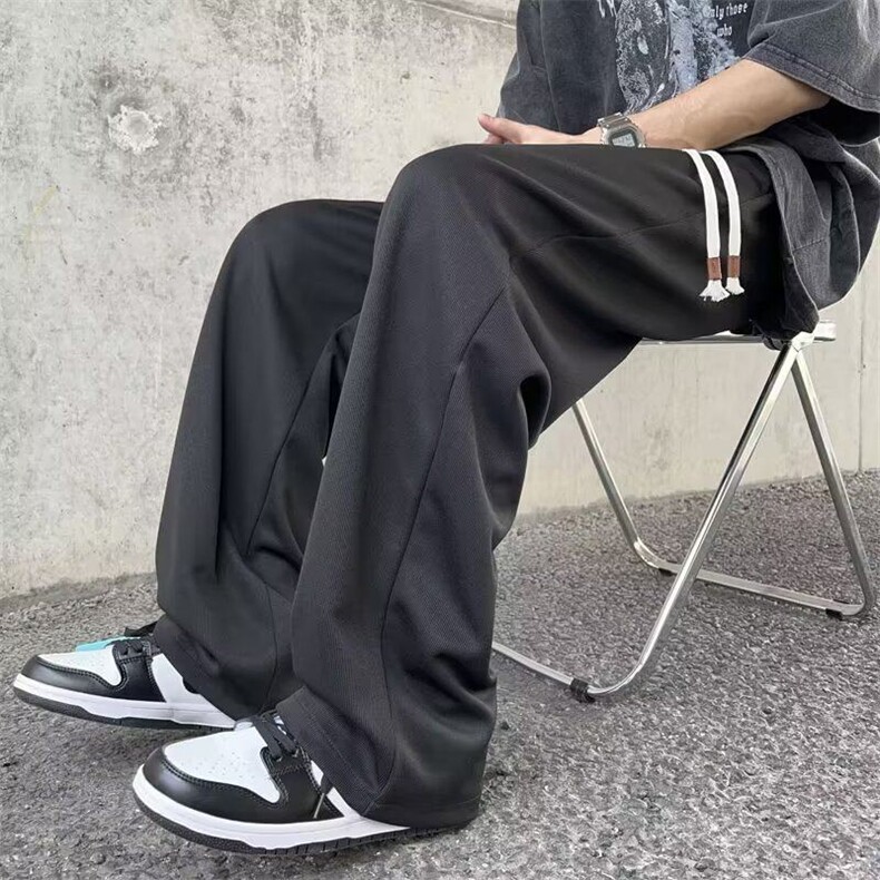 简约潮休闲裤潮流长裤新款男运动裤时尚潮牌宽松型原宿KK080-35,女装休闲裤,星座911-3