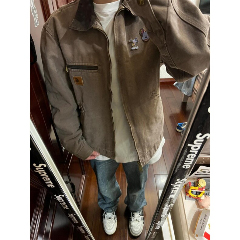 【有货】哈林顿外套男高级感春秋美式复古工装夹克JK7705LL-特P65图片