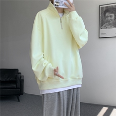 现货DSA059-WY10171-特p46控78立领半拉链大码百搭卫衣，男装卫衣，电商A059