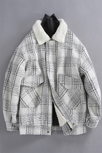 羊羔毛棉服男2025冬季新款休闲外套潮牌棉衣棉袄 M613 P120 控158图片