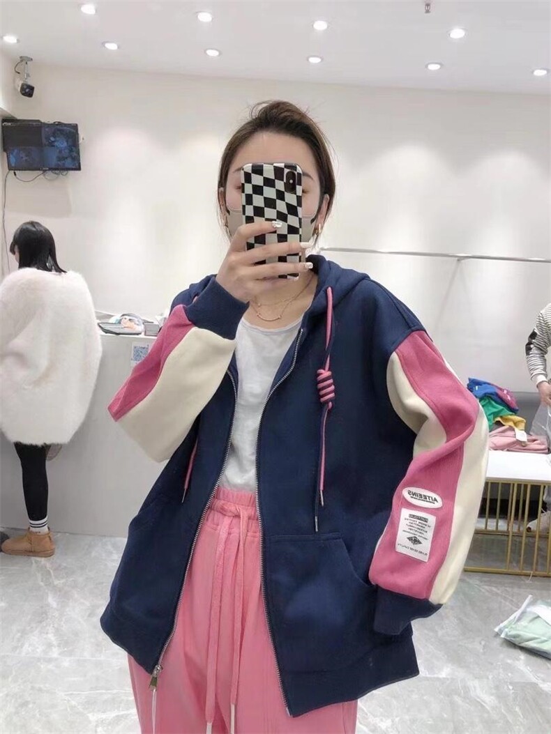 撞色款外套，两色爆爆爆，其它，一杭