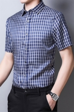 GBN516-2夏季新款男式休闲衬衫纯短袖时尚衬衣P480，男装衬衫，电商B360