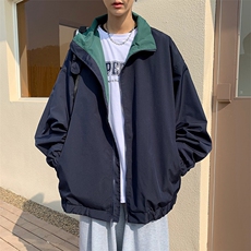 春秋季外套男休闲韩版日系bf帅气港风百搭运动潮牌夹克JK808-P55，男装夹克，星座1008