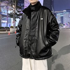 Q双面穿羊羔绒男冬季韩版港风ins宽松加厚衣夹克学生W2256-P82，男装棉衣，星座512-4