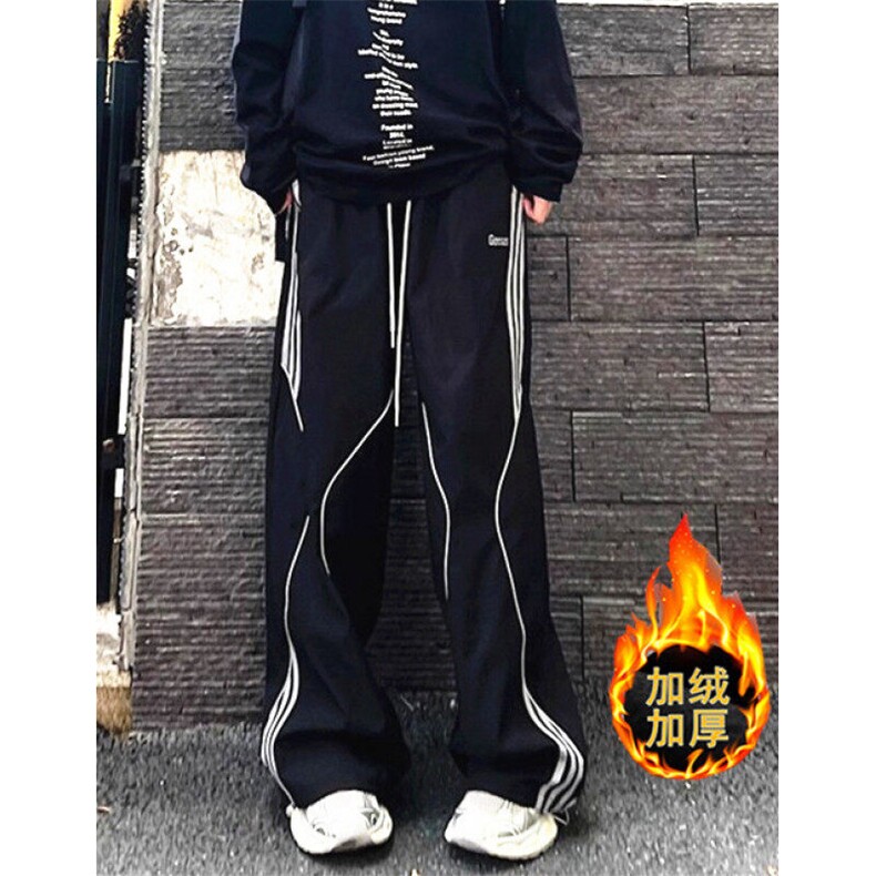 户外机能冲锋裤男秋冬季条纹工装裤宽松直筒休闲长裤K521,男装休闲裤,星座1116A（原606A-3）