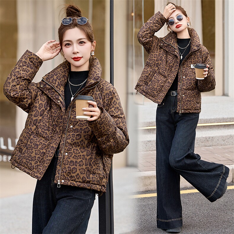 短款羽绒服女2025年冬季新款洋气时髦小个子宽松显瘦加厚保暖外套，女装羽绒服，拾衣