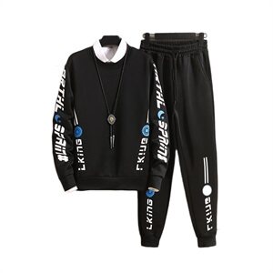 已备货 2021春季新款运动卫衣套装男长袖长裤两件套男T742-P40图片