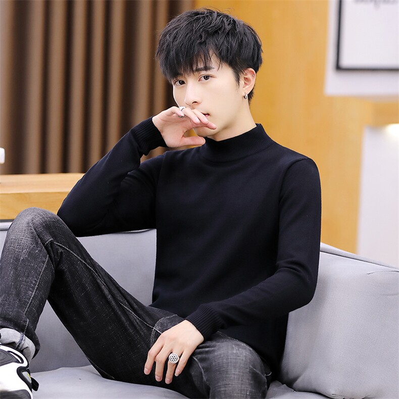 家乐9616秋冬季新款半高领针织打底衫男韩版潮流毛衣线衣,男装针织衫/毛衣,电商D310（原电商305）