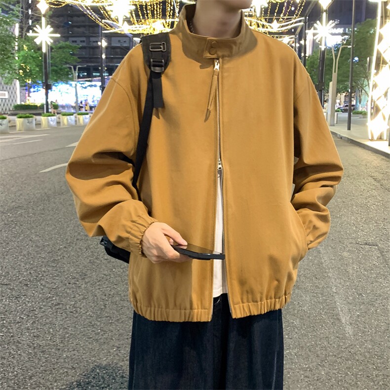 美式复古立领外套男士秋季新款休闲夹克JK02570-P85,男装夹克,星座308B-2