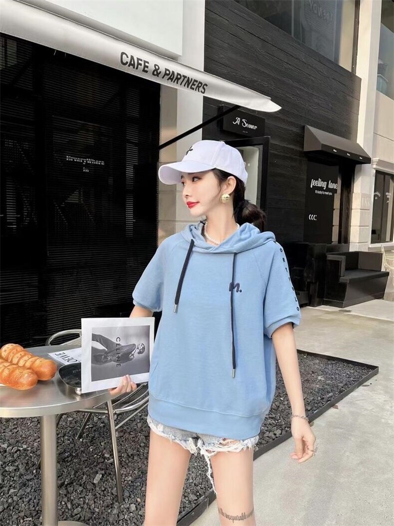 带帽卫衣，女装卫衣/绒衫，E·贝空间