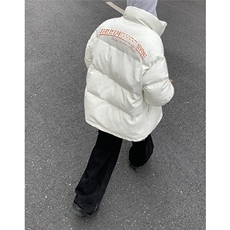 港风23新款冬季时尚百搭立领PU皮棉服外套MY64510P115控158，男装棉衣，电商A268A