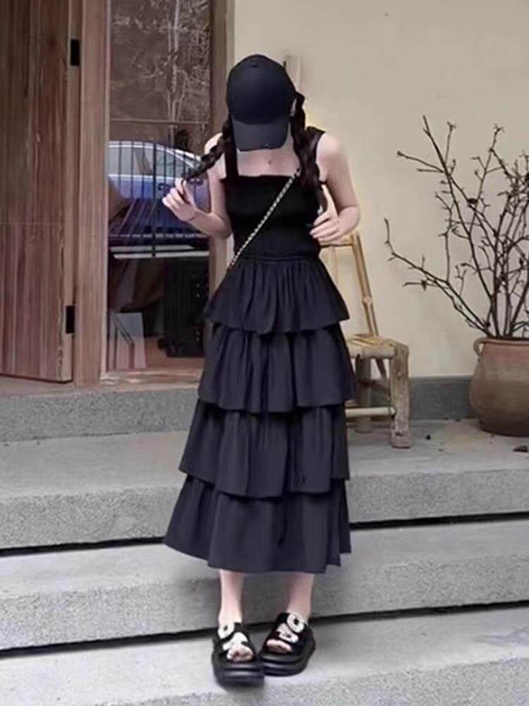 大牛仔套装连衣裙，女装职业装，魅影菲怡(3F)