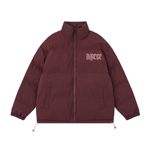 白底 新款冬季时尚百搭立领印花棉服外套MY62061P85控118图片