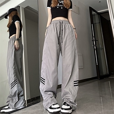 B221美式ins街头hiphop休闲情侣宽松运动裤子LK23117-P60控78，男装休闲裤，电商B221