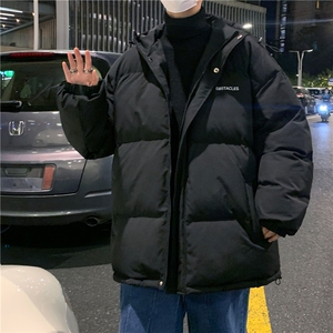 冬季加厚棉衣男潮流休闲棉袄字母印花棉服新款男A266-WT09-P65
