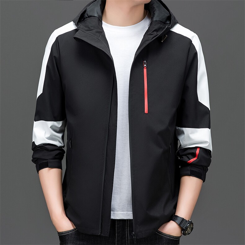 冲锋衣外套男三防夹克春秋季2026新款高端男士连帽中年防水防水装，男装夹克，电商B212（原钱塘6029）