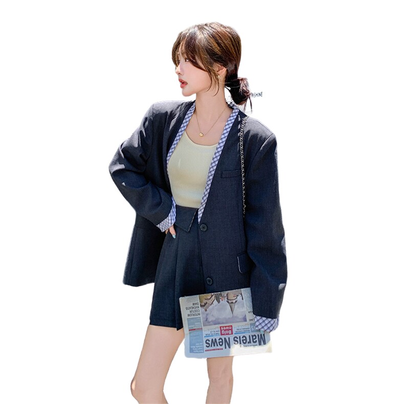 现货西装外套+百褶裙库两件套HW60P170K248,女装西装,2D035