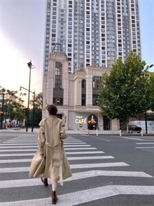 双面呢外套图片