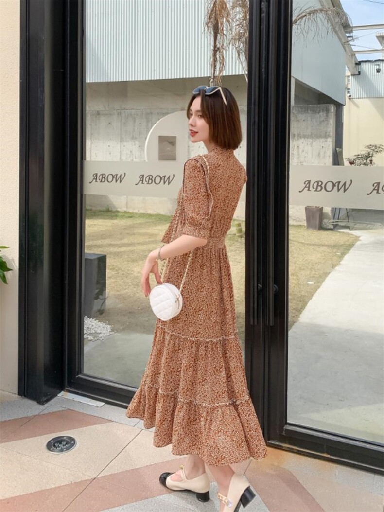 2022夏季新款韩版连衣裙，女装连衣裙，衣佳佰分(1F)