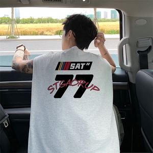 量大优 得物抖音高品质重磅230克美式印花无袖t恤背心WB303 特P18图片