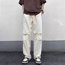 山系降落伞兵工装裤男女秋美式潮牌宽松休闲裤直筒长裤K4310-P34，男装休闲裤，星座412-3