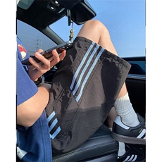 文艺潮流慵懒百搭美式三条杠藏青速干运动短裤男生DK620，男装牛仔裤，星座1116A（原606A-3）