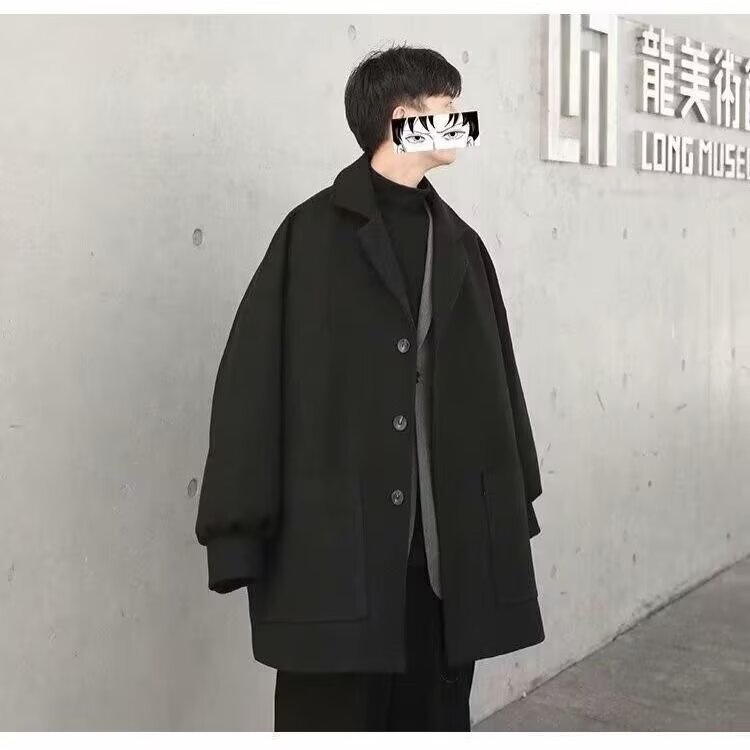气质ins日系原宿文艺慵懒简约百搭中长款外套流行新款时尚潮流,女装短外套,星座1013-1