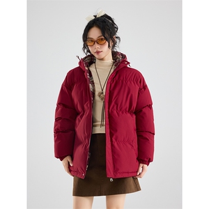 主推冬季clean棉服加绒加厚连帽短款棉衣男女 HZ8812-特P67不议价图片