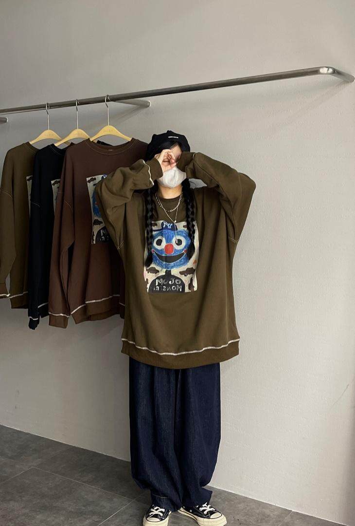 秋季新款卡通卫衣，女装卫衣/绒衫，JIAN.Z 简.站