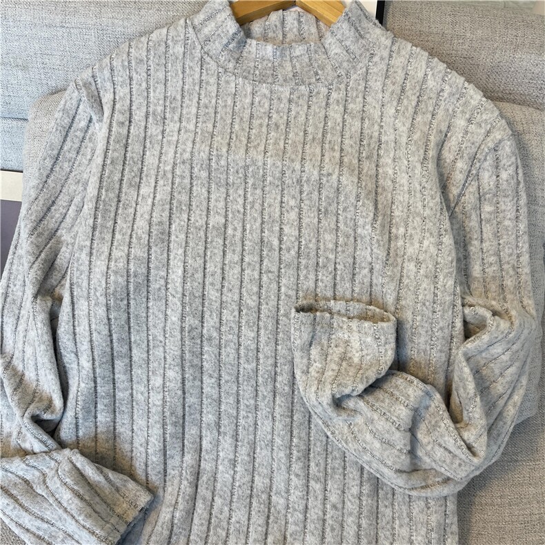 现货！毛绒绒春秋百搭宽松基础休闲男女款T恤-LK80216-特批22,男装T恤,电商A061