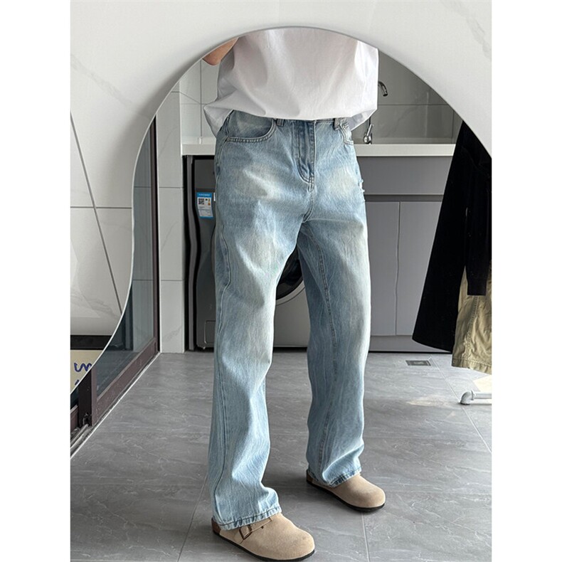 【高质量档口现货特45量大可谈】男破洞裂纹牛仔裤XZ610A-N33025,男装牛仔裤,星座610A